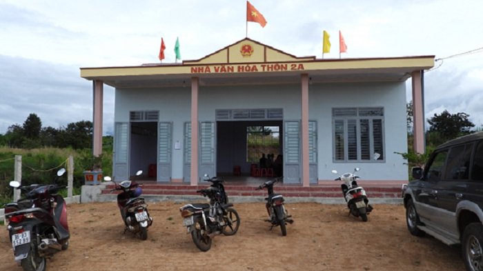 Nhân dân thôn 2A, xã Ea H’leo chung tay xây dựng nông thôn mới